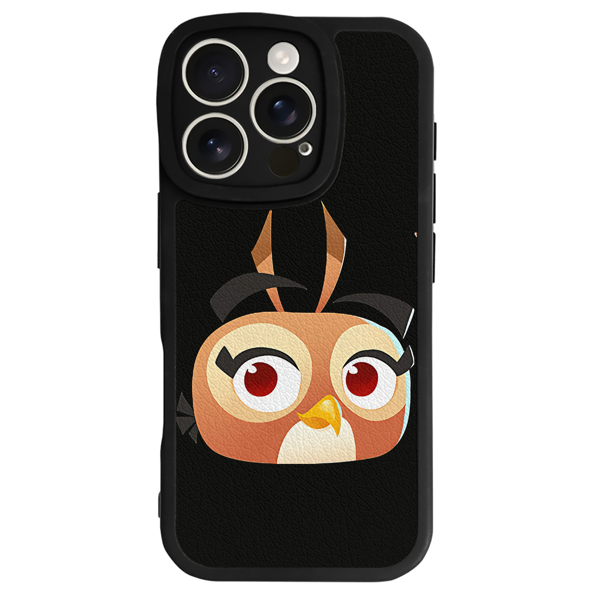 （画像用） Angry Birds アングリーバード 【iPhone 16シリーズ対応】シリコンスマホケース（レザー調） 材質：シリコン